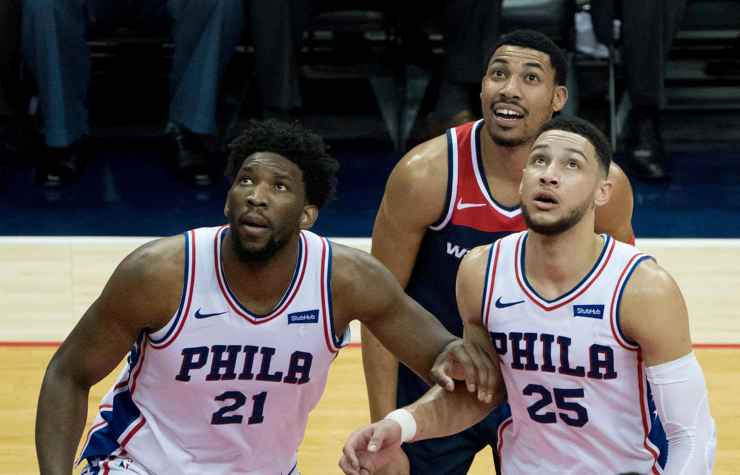 Joel Embiid and Ben Simmons