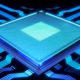 This picture shows a CPU representing the advance in AI technology.