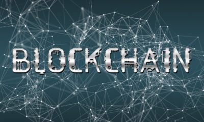 This picture show the word Blockchain.